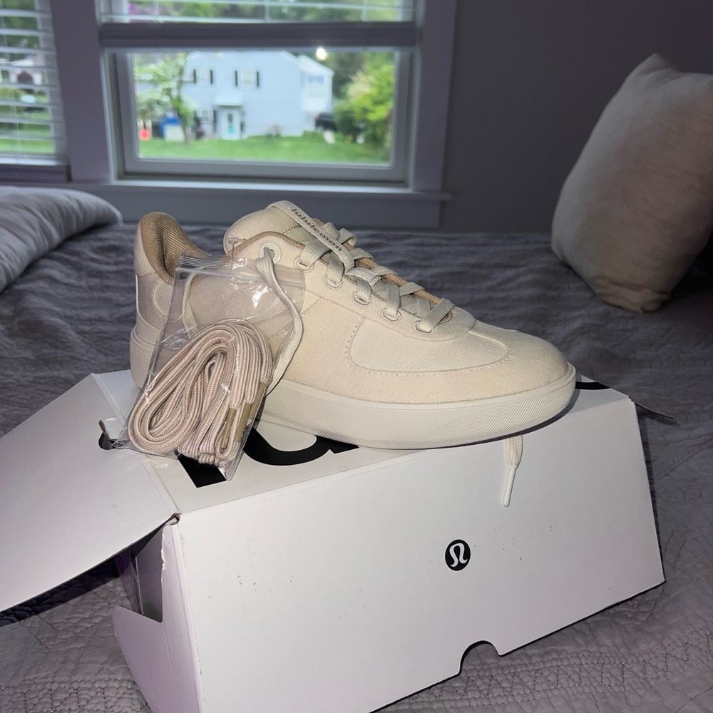 Lululemon Bone Canvas Cityverse Sneakers